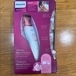 Philips BikiniPerfect Advanced Grooming Kit - Pink & White
